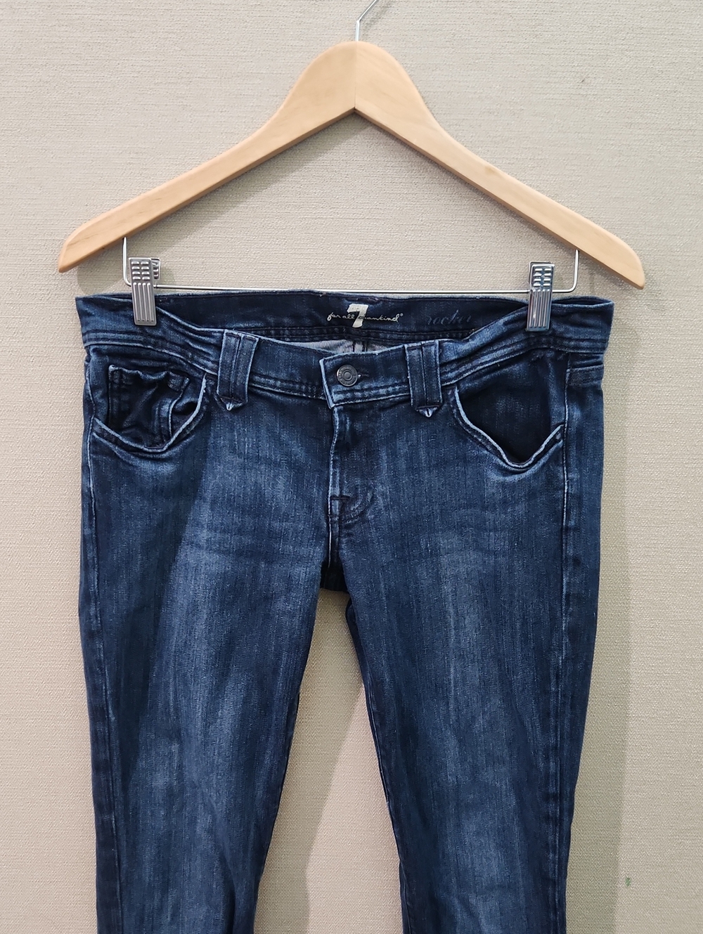 7 For All Mankind Rocker Jeans Size 30 - Picture 3 of 16